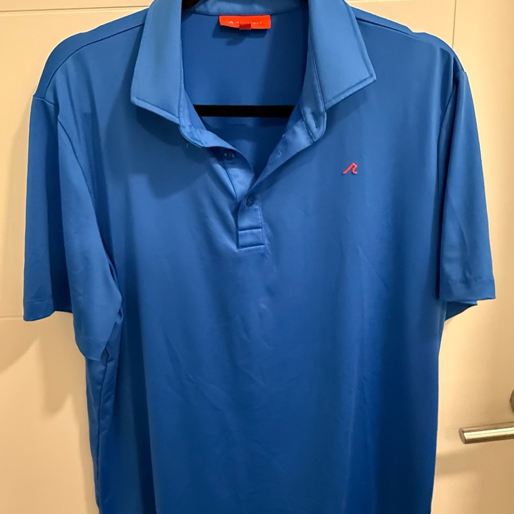 Azure Men's Polo Shirt by Antigua